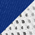 True Royal/ White swatch