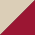 Natural/ Deep Red swatch