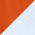 Deep Orange/ White swatch