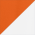 Deep Orange/ White swatch