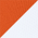 Deep Orange/ White swatch