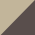 Khaki/ Chocolate Brown swatch