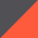 Graphite/ Orange swatch