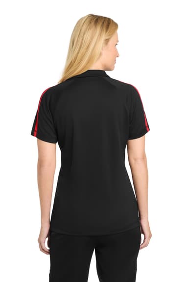 Sport-Tek Women's PosiCharge Micro-Mesh Colorblock Polo. LST685