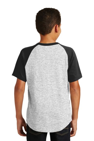 Sport-Tek Youth Short Sleeve Colorblock Raglan Jersey. YT201