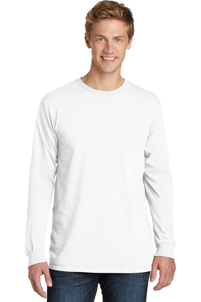 Port & Co Beach Wash Garment-Dyed Long Sleeve Tee PC099LS