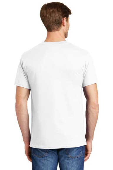 Hanes Beefy-T - 100% Cotton T-Shirt with Pocket. 5190