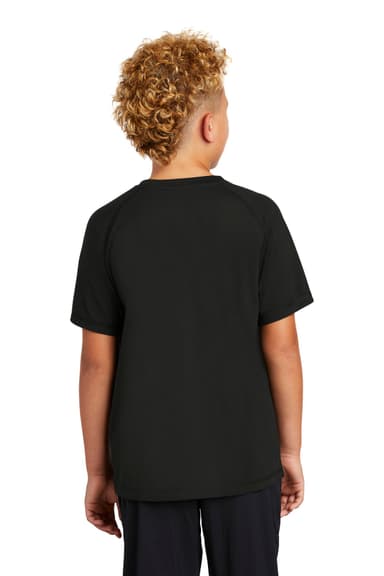 Sport-Tek  Youth PosiCharge  Tri-Blend Wicking Raglan Tee. YST400