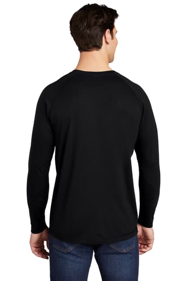 Sport-Tek  PosiCharge  Long Sleeve Tri-Blend Wicking Raglan Tee ST400LS