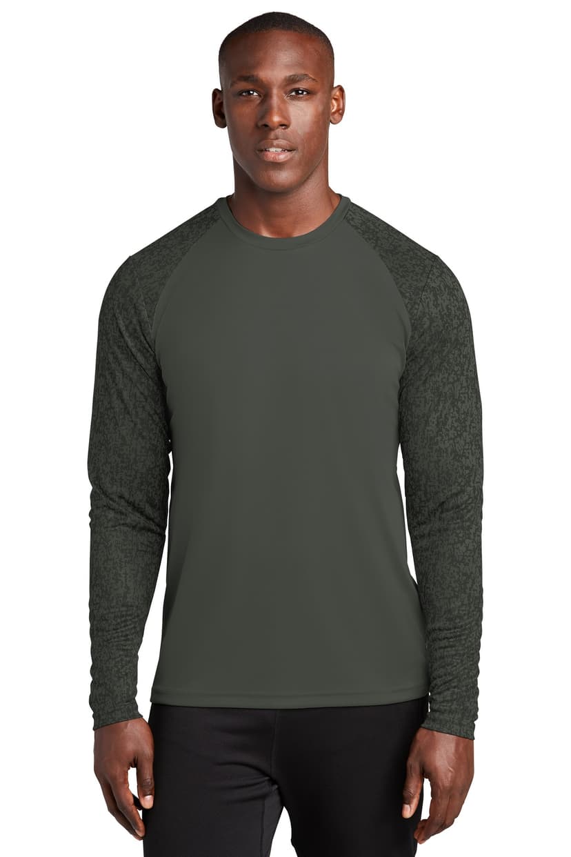 Sport-Tek  Long Sleeve Digi Camo Tee. ST460LS