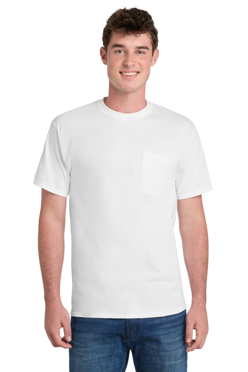 Port & Co Essential Pocket Tee. PC61P