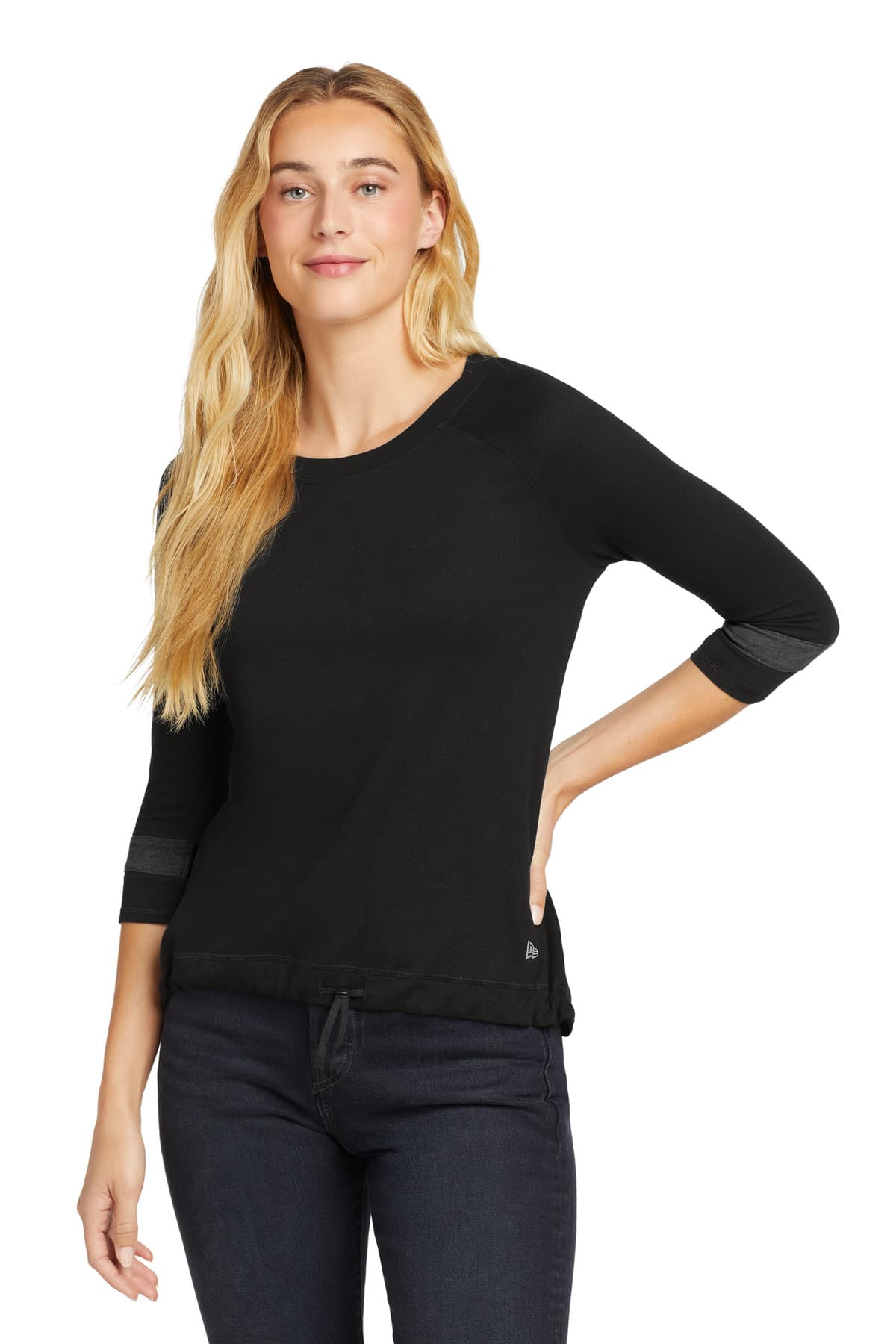 New Era  Women's Tri-Blend 3/4-Sleeve Tee LNEA136