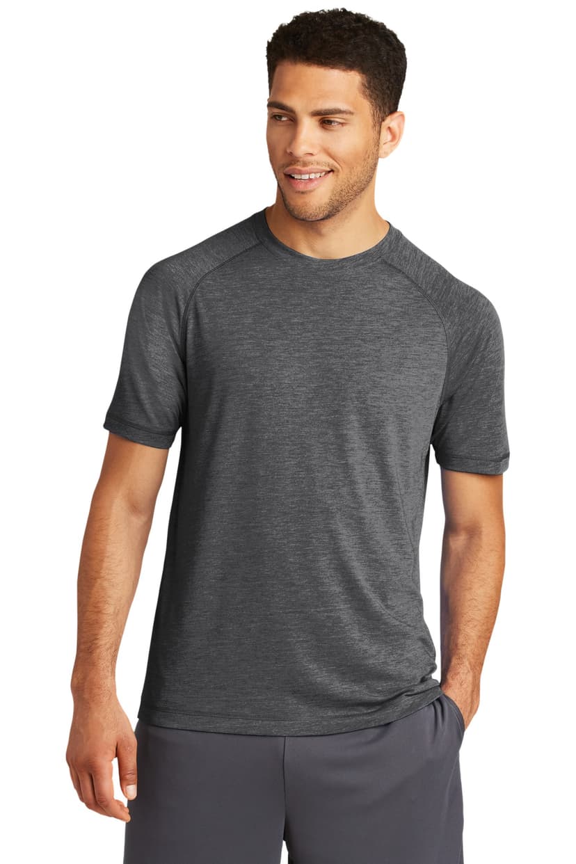 Sport-Tek  PosiCharge  Tri-Blend Wicking Raglan Tee. ST400