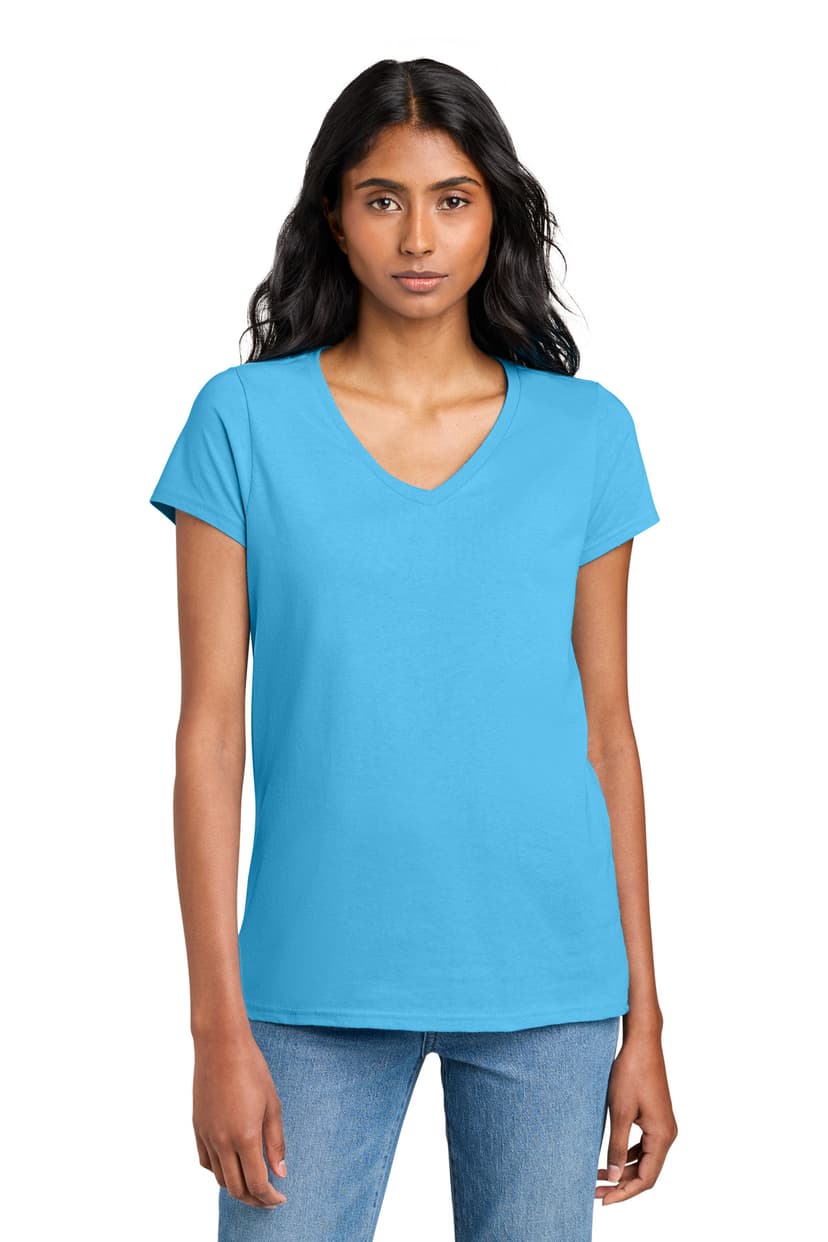 District Women's The Concert Tee V-Neck DT5002