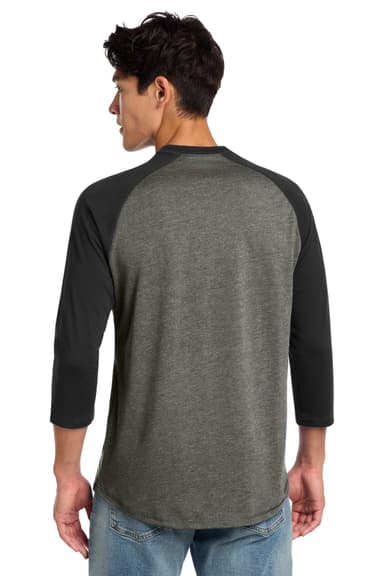 New Era  Heritage Blend 3/4-Sleeve Baseball Raglan Tee. NEA104