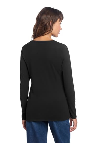 District Women's Perfect Tri Long Sleeve V-Neck Tee DT135