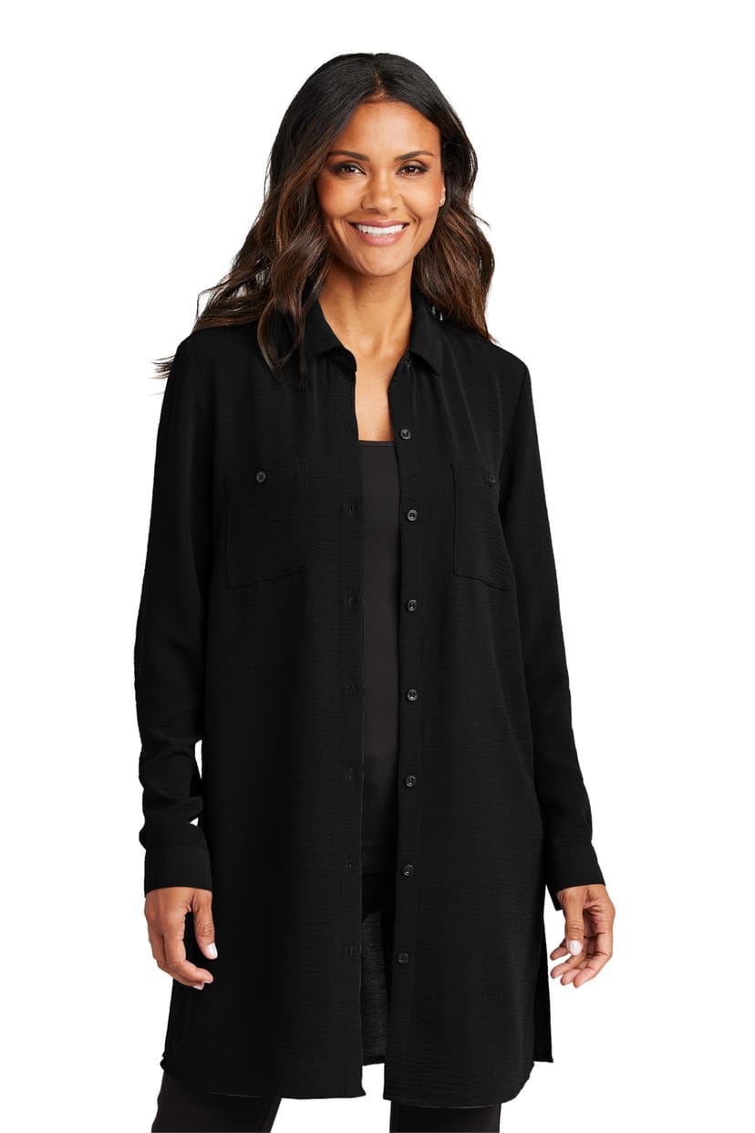 Port Authority Women's Textured Crepe Long Tunic LW715