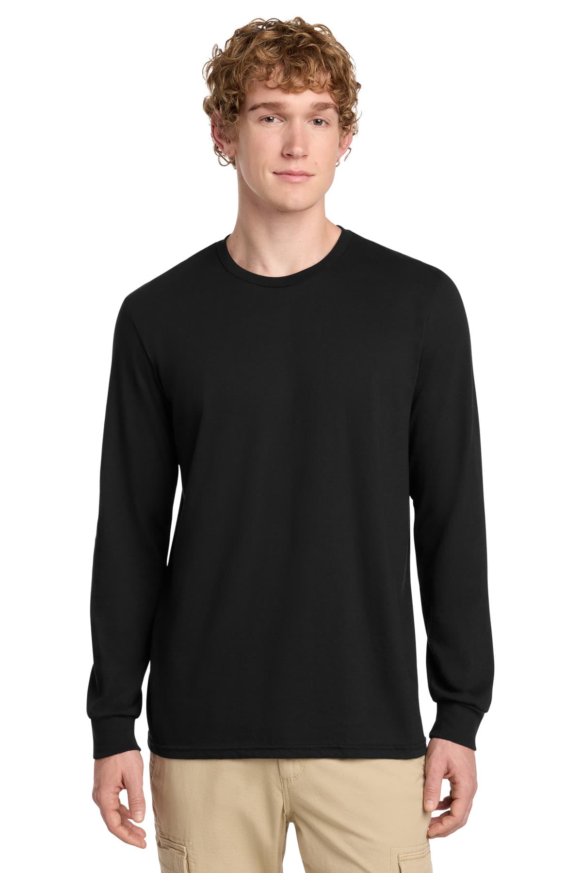 District Perfect Blend CVC Long Sleeve Tee DT109
