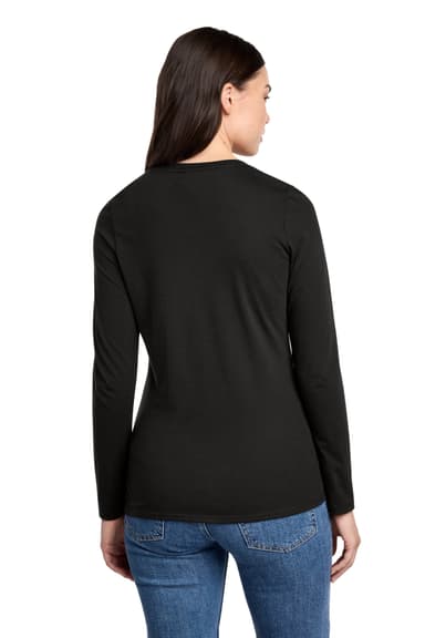 District Women's Perfect Blend CVC Long Sleeve Tee DT110