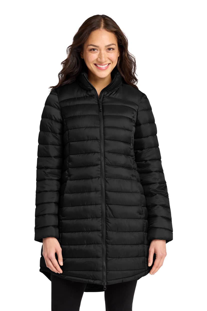 Port Authority Women's Horizon Puffy Long Jacket L365
