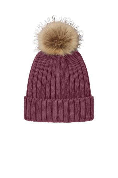 Port Authority Faux Fur Pom Beanie C990