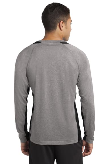 Sport-Tek Long Sleeve Heather Colorblock Contender Tee. ST361LS