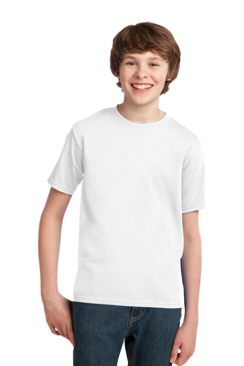 Port & Co Youth Essential Tee. PC61Y