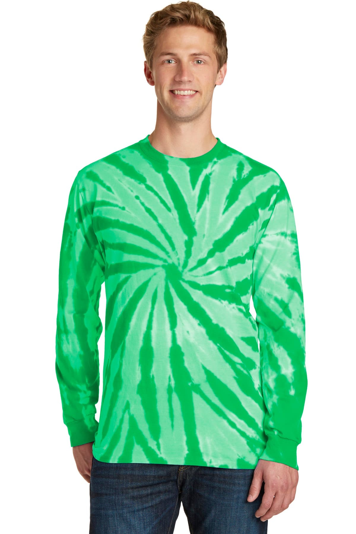 Port & Co Tie-Dye Long Sleeve Tee. PC147LS