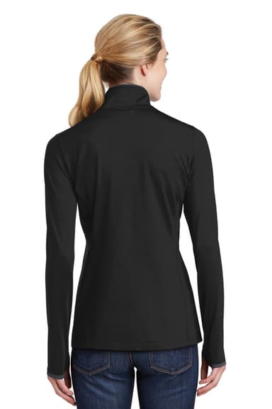 Sport-Tek Women's Sport-Wick Stretch Contrast Full-Zip Jacket. LST853