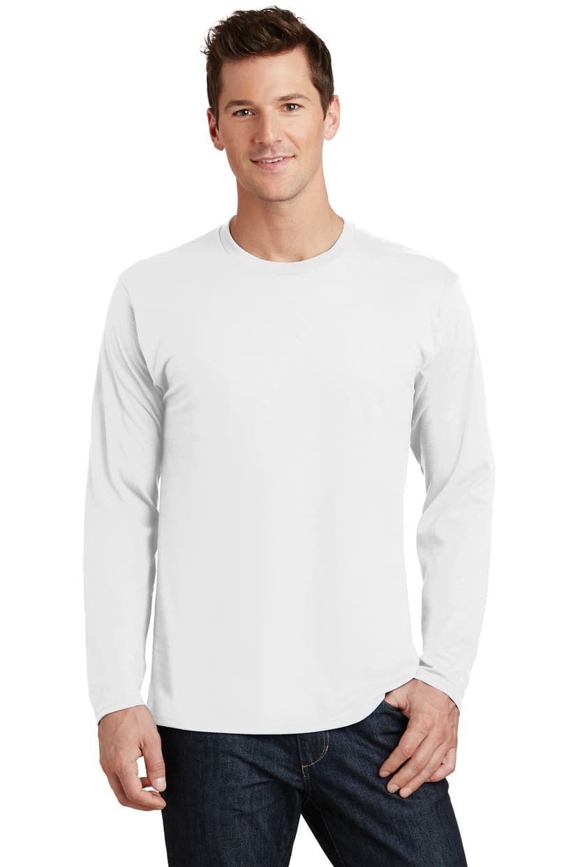 Port & Co Long Sleeve Fan Favorite Tee. PC450LS