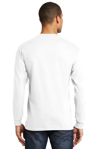 Hanes Beefy-T - 100% Cotton Long Sleeve T-Shirt. 5186