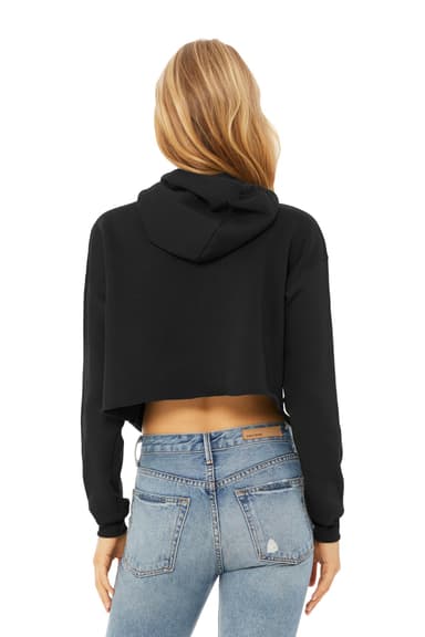 BELLA+CANVAS Women's Sponge Fleece Cropped Fleece Hoodie. BC7502