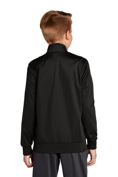 Sport-Tek Youth Tricot Sleeve Stripe Track Jacket. YST94
