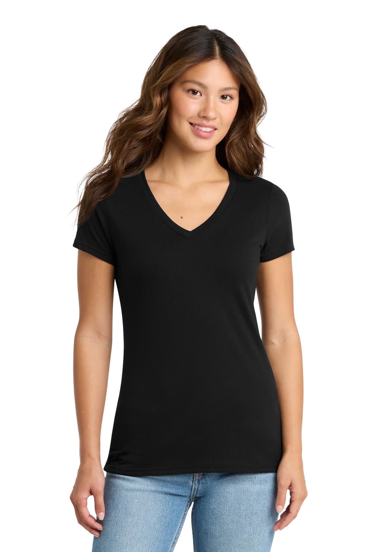 Port & Co Women's Tri-Blend V-Neck Tee. LPC330V