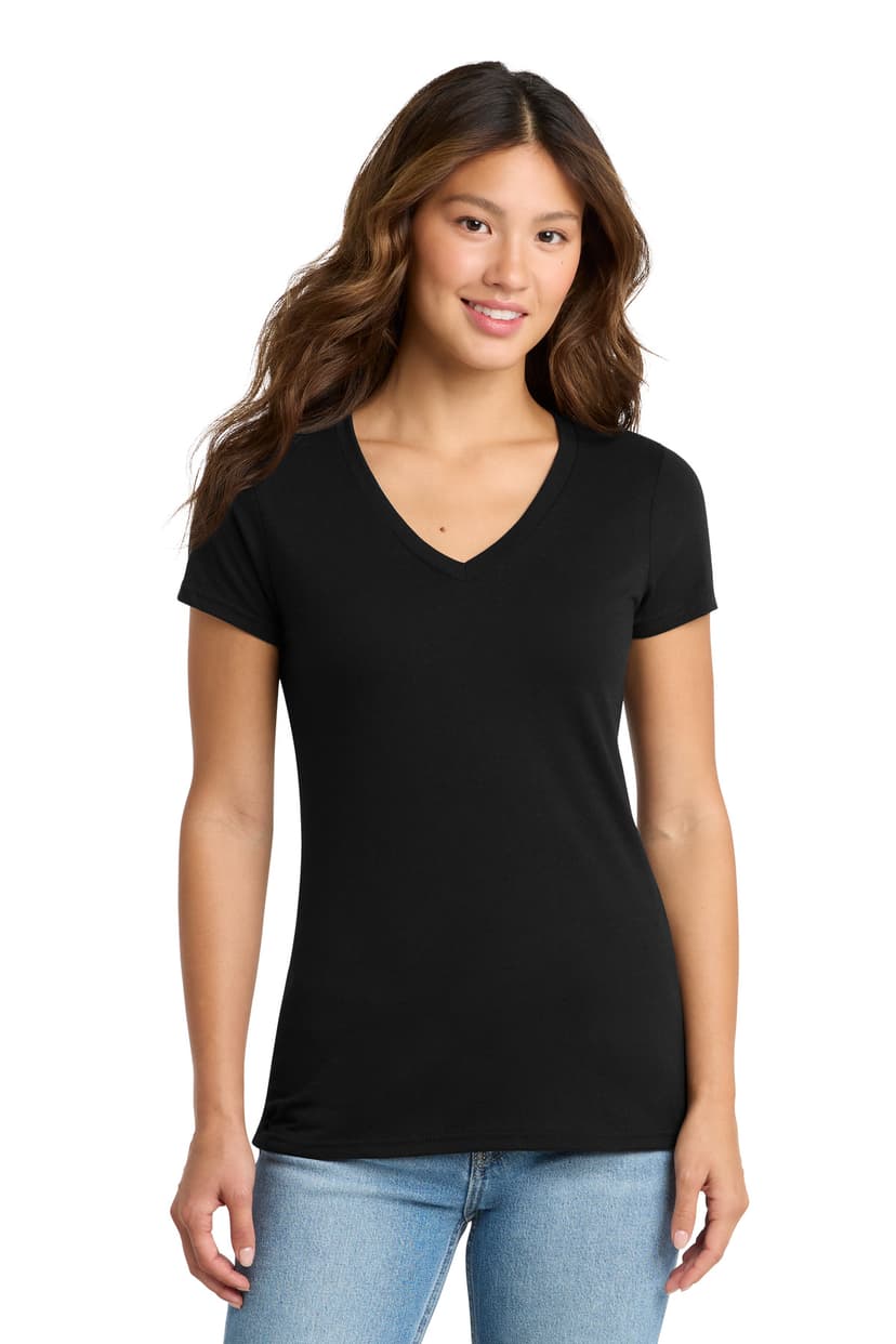 Port & Co Women's Tri-Blend V-Neck Tee. LPC330V