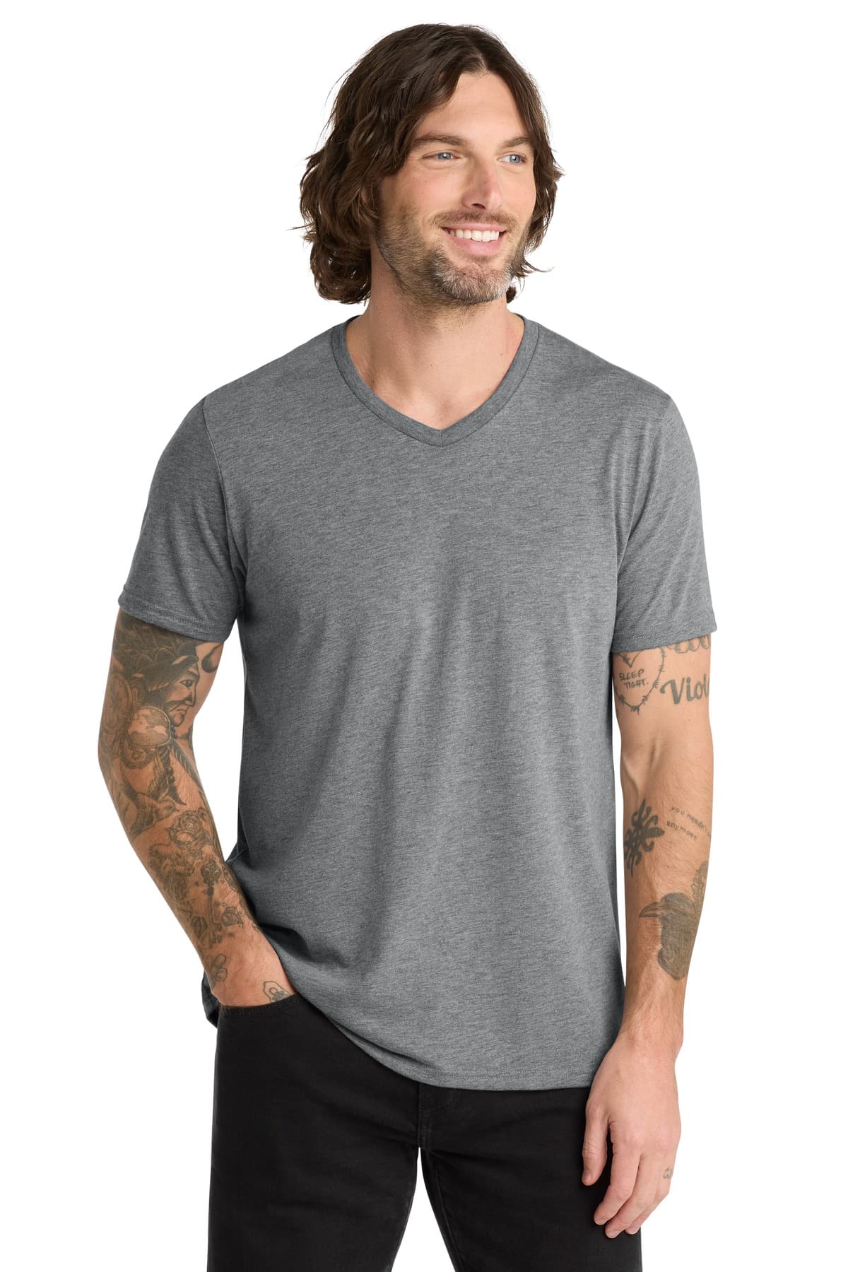 Allmade Unisex Tri-Blend V-Neck Tee AL2014
