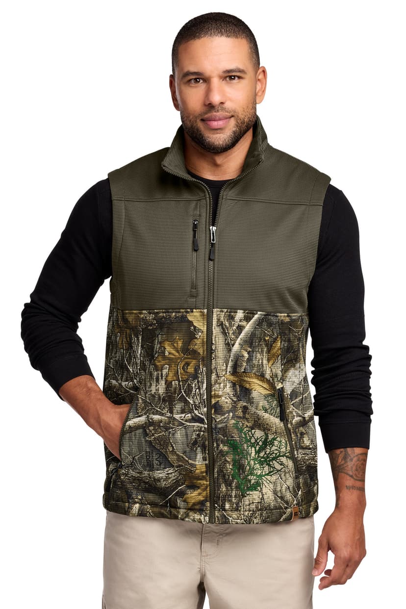 Russell Outdoors Realtree Atlas Colorblock Soft Shell Vest RU604