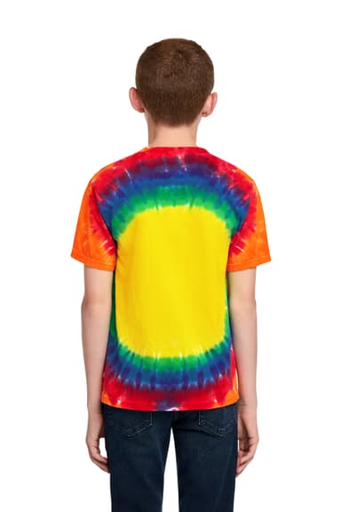 Port & Co Youth Window Tie-Dye Tee. PC149Y