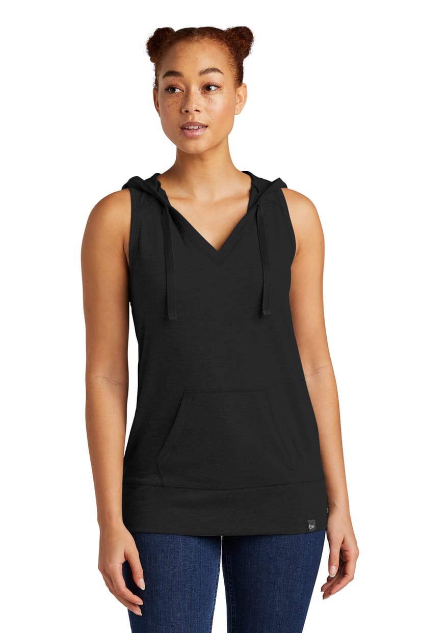 New Era Women's Heritage Blend Hoodie Tank. LNEA106