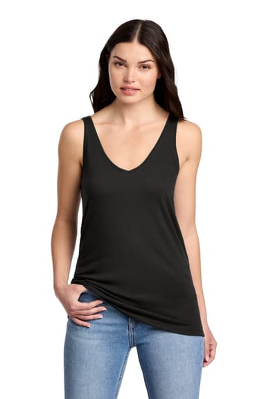 District Women's Perfect Blend CVC V-Neck Tank DT154