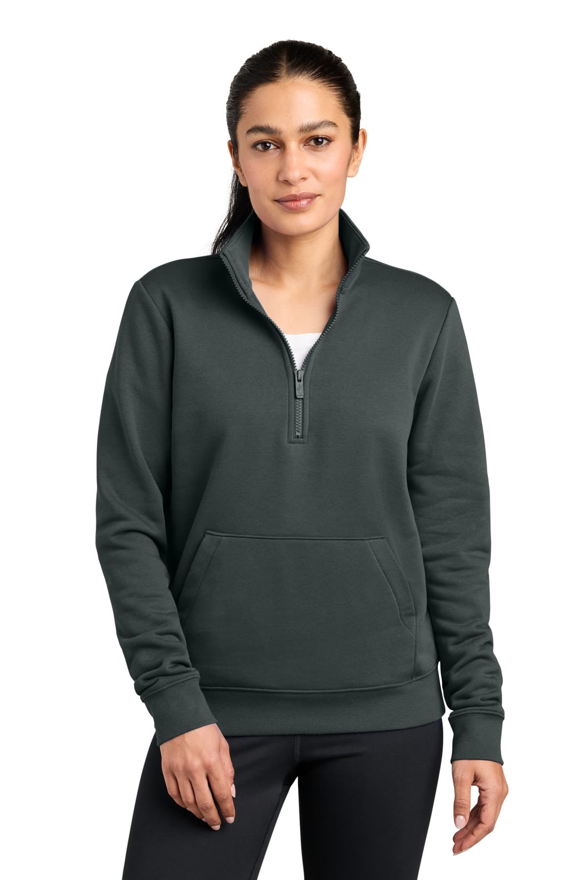 Nike Women's Club Fleece Sleeve Swoosh 1/2-Zip NKDX6720
