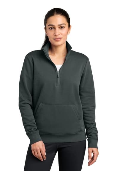 Nike Women's Club Fleece Sleeve Swoosh 1/2-Zip NKDX6720