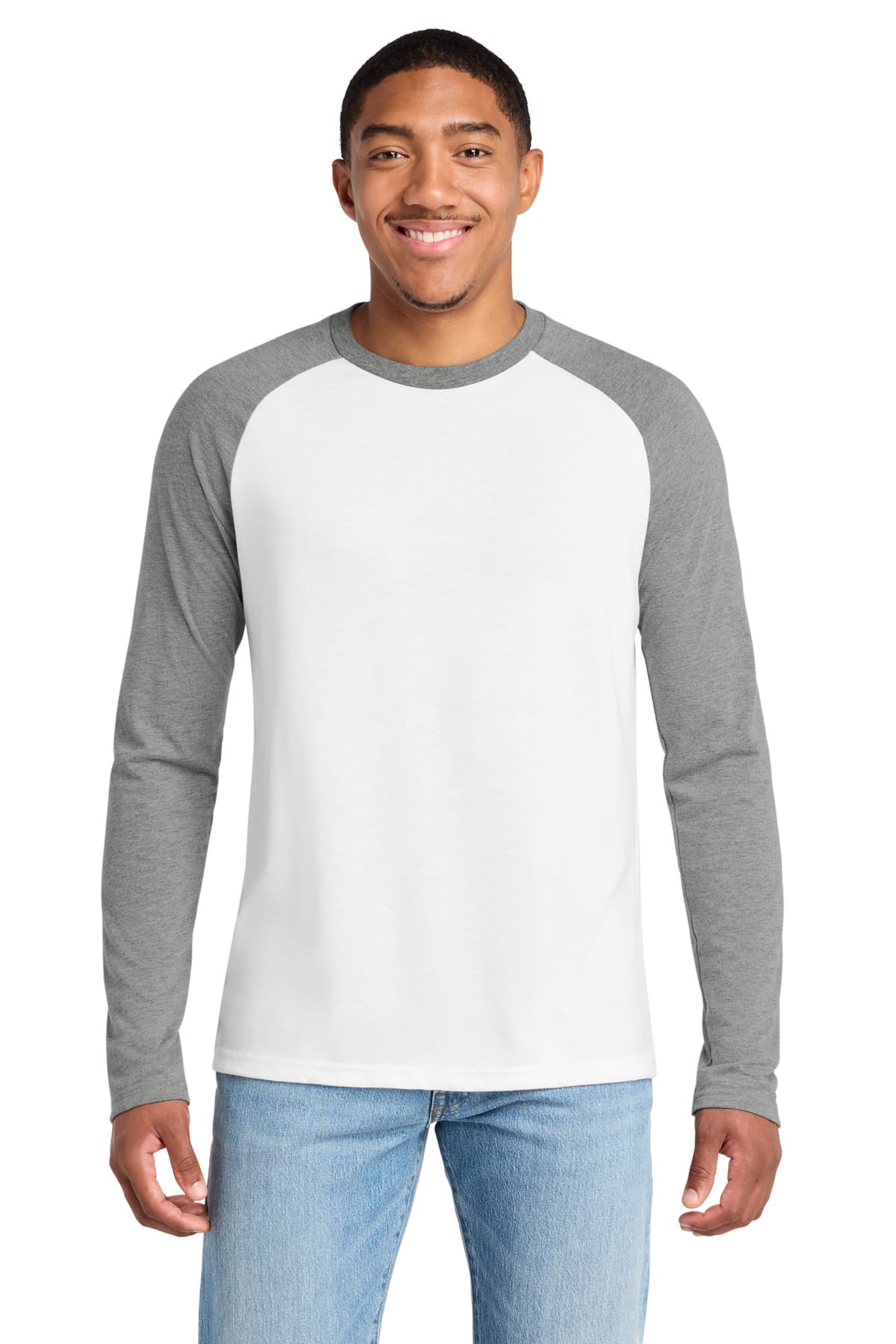 Allmade Unisex Tri-Blend Long Sleeve Colorblock Raglan AL6009