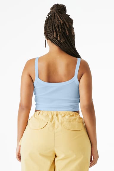 BELLA+CANVAS Women's Micro Rib Spaghetti Strap Tank BC1012