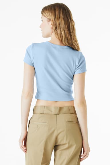 BELLA+CANVAS Women's Micro Rib Baby Tee BC1010